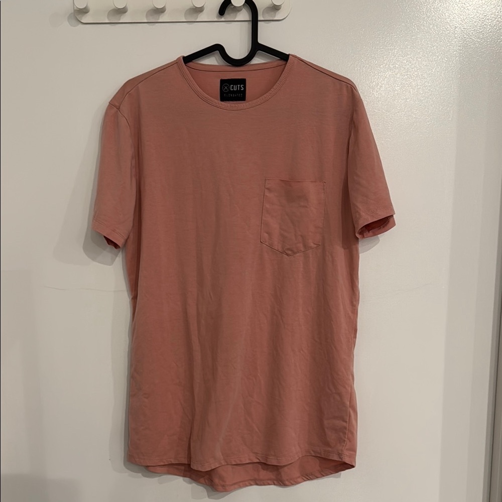 Cuts Muscle Men's Pink T-Shirt